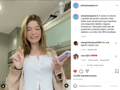 Campaña de influencers con Amazon - Publicidad
