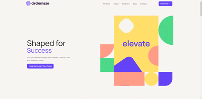 CircleMaze - Website Creation