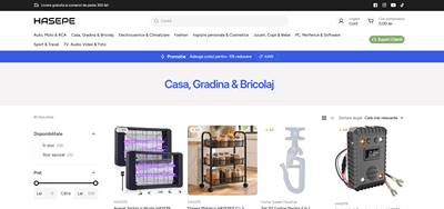 HASEPE.ro — multi-category Shopify store for electronics. - E-commerce