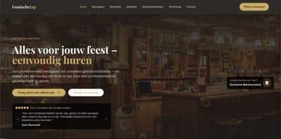 Gooische Tap Website Vernieuwing - Aplicación Web