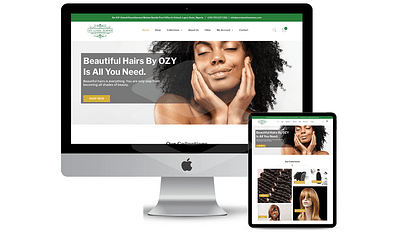 Ecommerce Website Design for a Hair Retailer - E-commerce