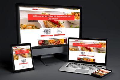 Onlineshop für Hersteller von Großküchenmaschinen - E-Commerce