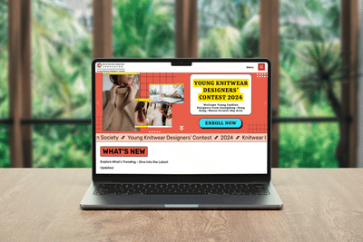 Young Knitwear Designer's Contest 2024 Website - Website Creation