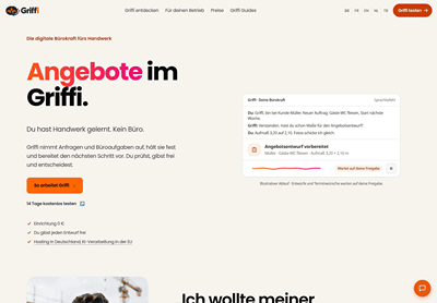 Griffi — Our Flagship AI Office Assistant - Software Entwicklung
