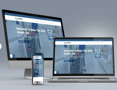 Web Design Eshine Cleaning Services - Création de site internet