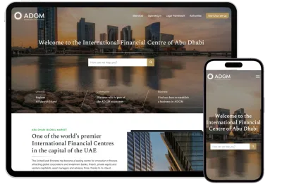 ABU DHABI GLOBAL MARKET - Application web