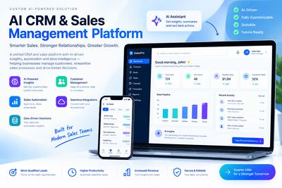 AI CRM & Sales Management Platform - Web Application