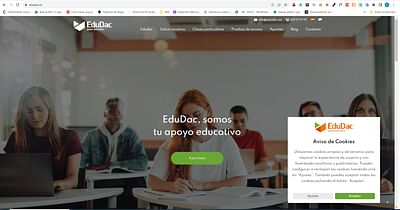 Edudac - Website Creation