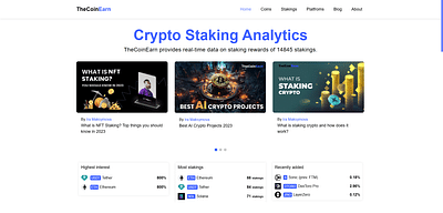 Web Development & SEO for Crypto Experts - Website Creation