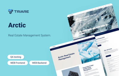 Arctic – Real Estate Management System - Webseitengestaltung