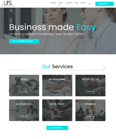 Unchained FS Website - Aplicación Web