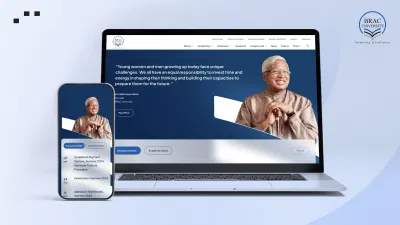 BRAC University Website Redesign for a Better User Experience - Ergonomie (UX / UI)