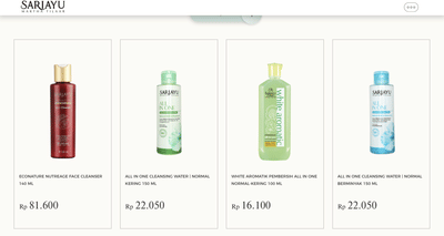 Sariayu.com - Website Creation