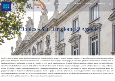 Site complet Gil Robles et Sanbartolome - Mobile App