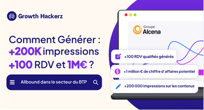 Allbound BTP : +1M€ d’opportunités et +1M d'impressions organiques - Email Marketing
