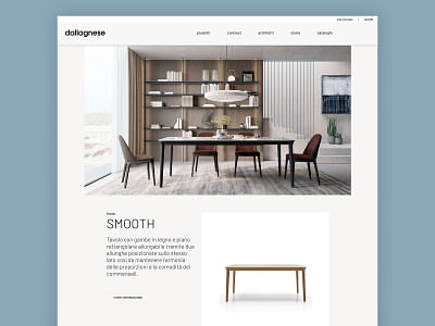 Nuovo website per il brand Dallagnese - Strategia di contenuto