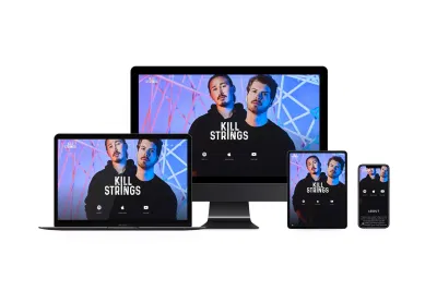 Website Kill Strings - Webseitengestaltung