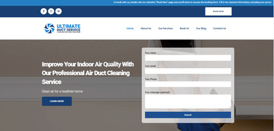 Ultimate Duct Services - 360 Digital Marketing - Webanwendung