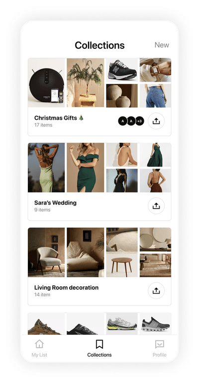 Organizing e-commerce purchases the easy way - Mobile App