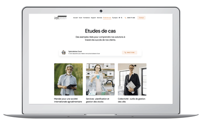 Création du site internet d'Infogestion SA - Intelligence Artificielle