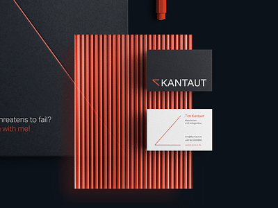 Branding and Website for Manager Tim Kantaut - Ontwerp