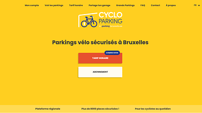 Cycloparking.brussels migration and new features - Ergonomie (UX/UI)