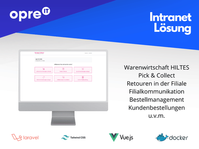Herzog & Bräuer - Intranet für Wäschefilialisten - Web Application