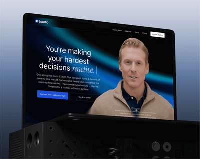 Excello OS: SaaS UX/UI Design & Product Refinement - Branding & Positionering