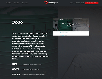 JoJo (Web Dev, SEO, Paid & Organic Social) - Webseitengestaltung