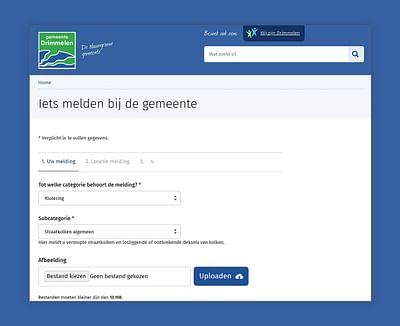 Gemeente Drimmelen - Mobile app & web applicatie - Innovation