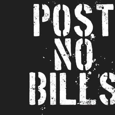 Post No Bills