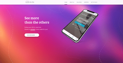 mobile my day - Création de site internet
