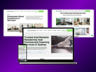 Luxxeclean – Website Redesign, Booking Integration & Local SEO - Aplicación Web