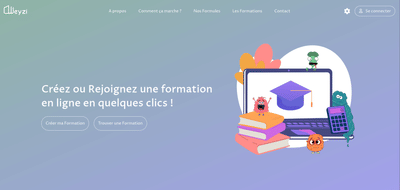 Développement de la plateforme de formation en ligne WEYZI - Application web