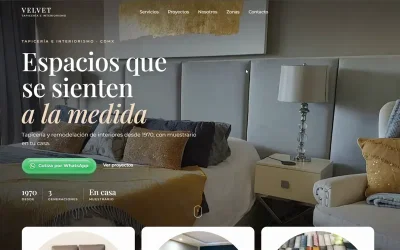 Sitio web premium con video y 3D - Creación de Sitios Web