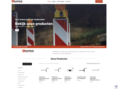 Cworks-signalisatie.be - Website Creation