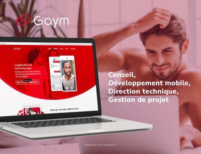 Application mobile de Rencontre / Dating - Webanwendung