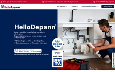 Stratégie Digitale pour HelloDepann - Référencement naturel