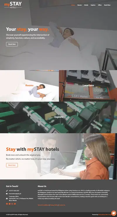 MySTAY.ph - Website Creation