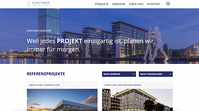 Website for an engineering studio - Amministrazione Web