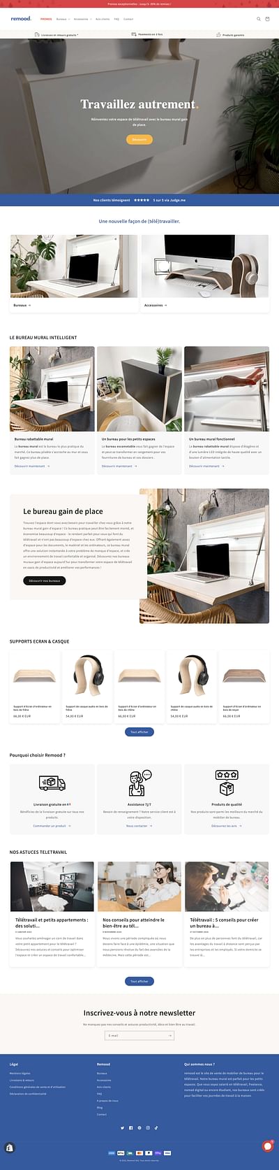 Remood : Site E-Commerce créé et géré de A à Z - Creazione di siti web