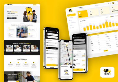 On-Demand Delivery & Shipping Platform for Me To U - Application mobile