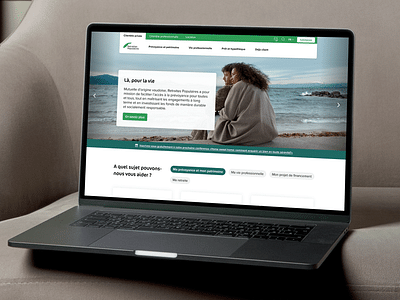 Retraites Populaires : refonte des pages d'accueil - Ergonomie (UX/UI)