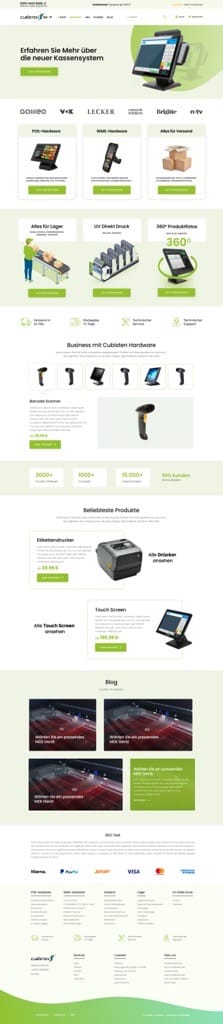 Webdesign Dienstleistung - Marketing