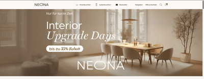 NEONA Living - Shopify Shop Entwicklung - Website Creation