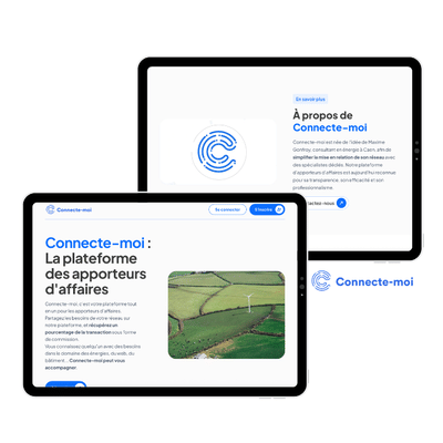 Connecte-moi – Plateforme des apporteurs d’affaires - Webanwendung