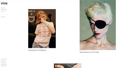 Viva Models - Website Creatie