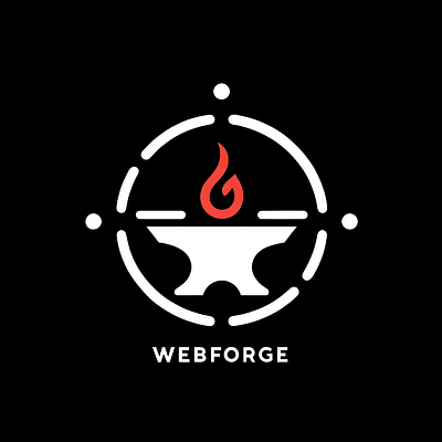 Logo Webforge - Design & graphisme
