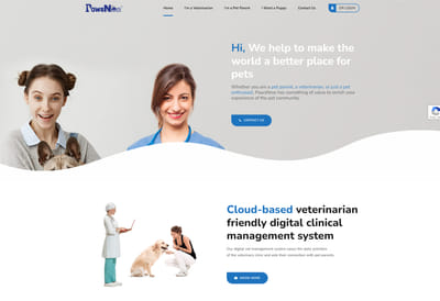 Pawsnme - Création de site internet