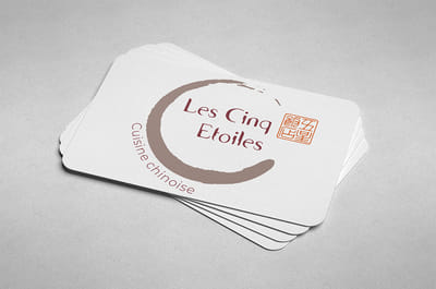 Création du logo - Restaurant les Cinq Étoiles - Diseño Gráfico